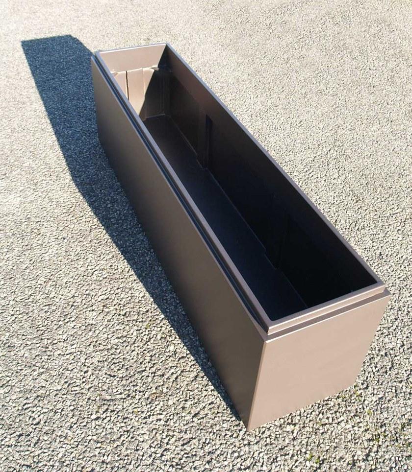 IMAGE'IN Скамья из фибробетона и алюминия с контейнером sun-id-1380321 - Вид №2