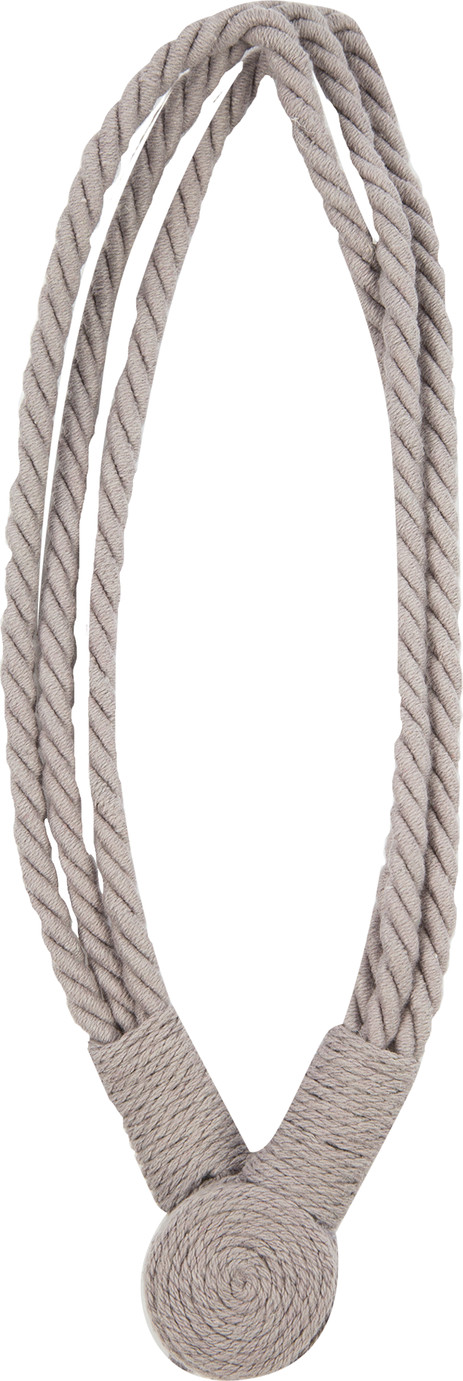 18695955 Подхват для штор «Алина» 56 см цвет серый STLM-0012086 INSPIRE 