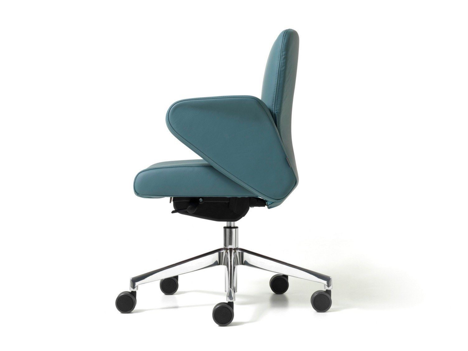 Офисное кресло с регулируемой высотой и кожаными колесами с 5 спицами Diemme Halfpipe ARCH-00084085 - Вид №2