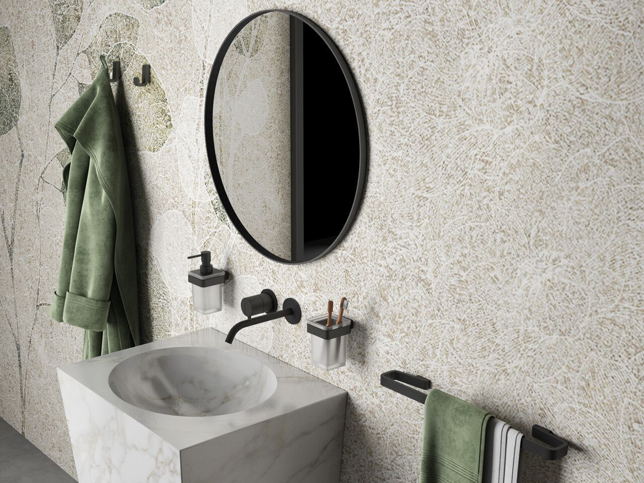 Латунный держатель для полотенец GEDY Самоа ARCH-00032709 - Вид №7