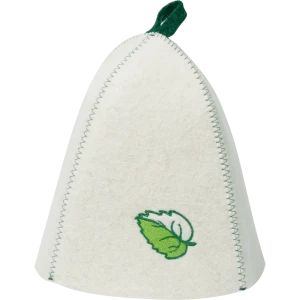 Банная шапка Невский Банщик Лист с вышивкой - защита в парилке 87208836