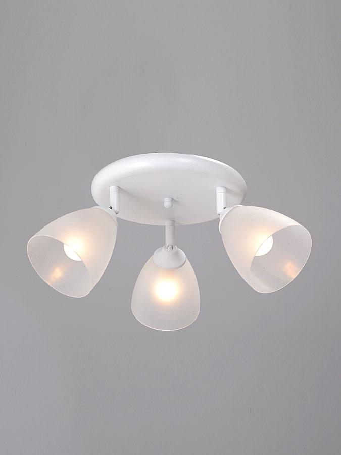 Спот потолочный с пластиковыми плафонами белый Vitaluce V4355-0/3PL VITALUCE  00-3924426 Белый  - Вид №1