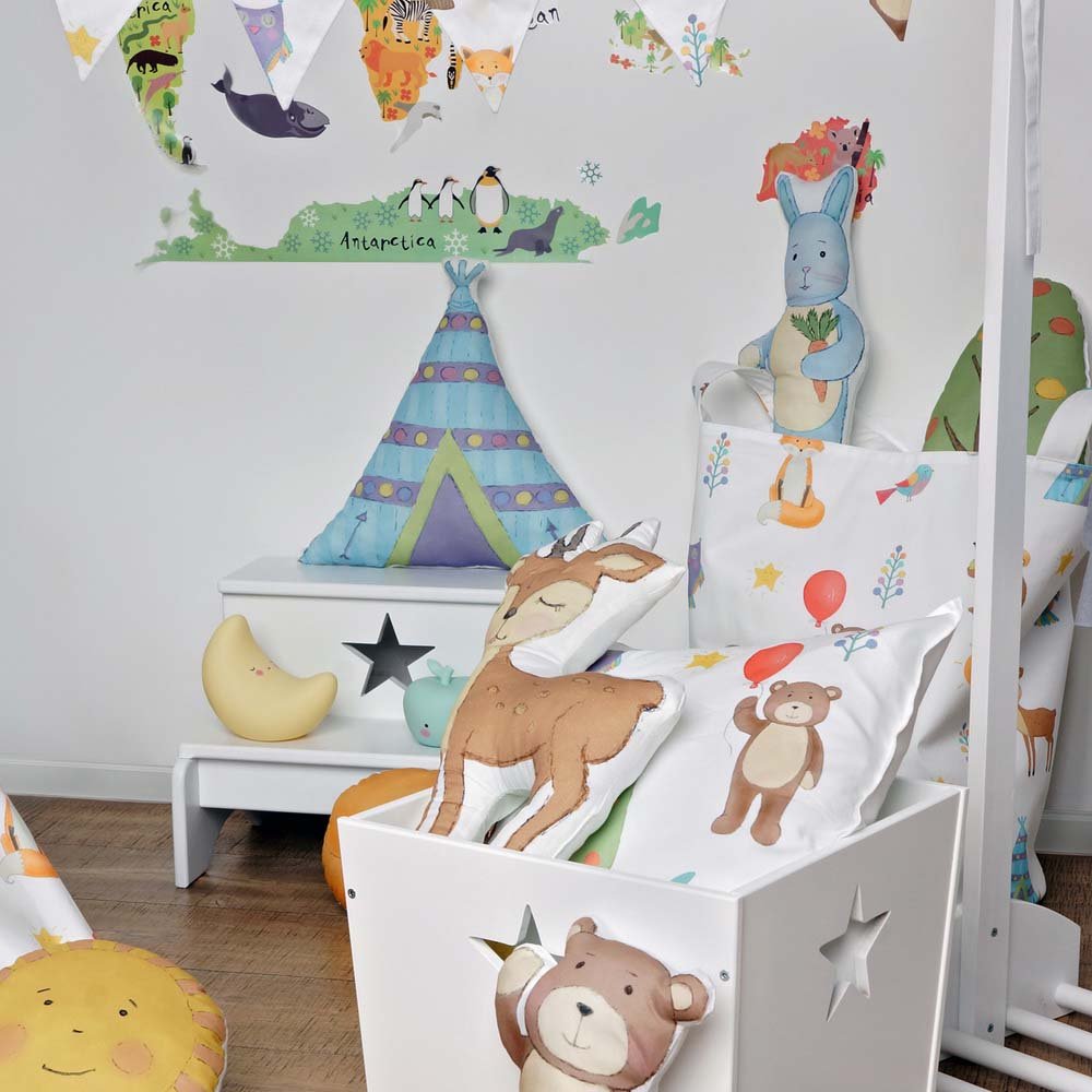 Табурет лестница, белый со звездочкой VAMVIGVAM  282237 Белый Santreyd  - Вид №2