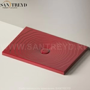 Flaminia WATER DROP Душевой поддон 100 см красный DR100.3011