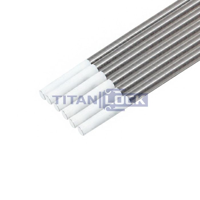 Вольфрамовый электрод WZ-8 (белый), диам. 2,0 мм, TLWZ0820 TITAN LOCK 