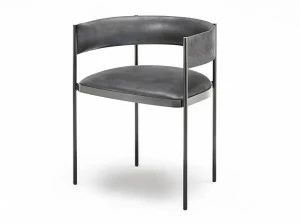 Living Divani Кожаное кресло с подлокотниками Era