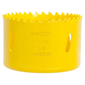 Коронка для металла Энкор Bi-Metall, D68 мм