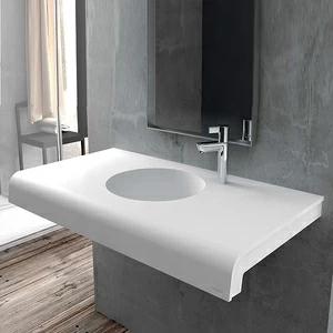 Y01 Накладная раковина под столешницу  овальная McBath PUZZLE