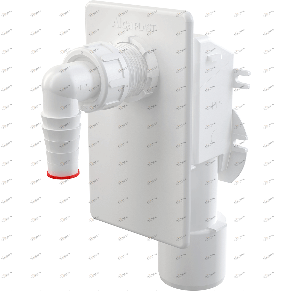 Сифон для стиральной машины под штукатурку, белый ALCAPLAST APS4