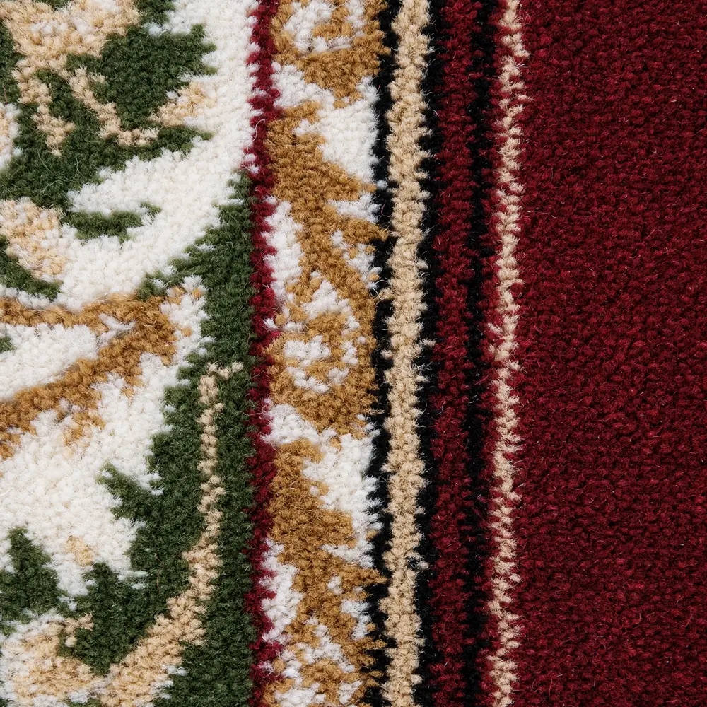 Дорожка ковровая «Акварель» 1 м, цвет бордовый Santreyd STLM-2050269 - Вид №1