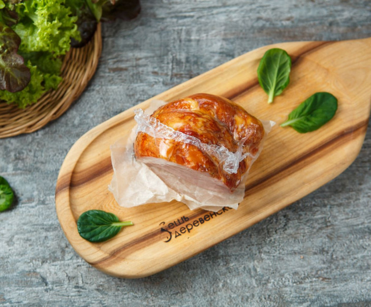 7392 Окорок свиной в/к "Таежный" в каменной печи Вкусляндия  - Вид №3