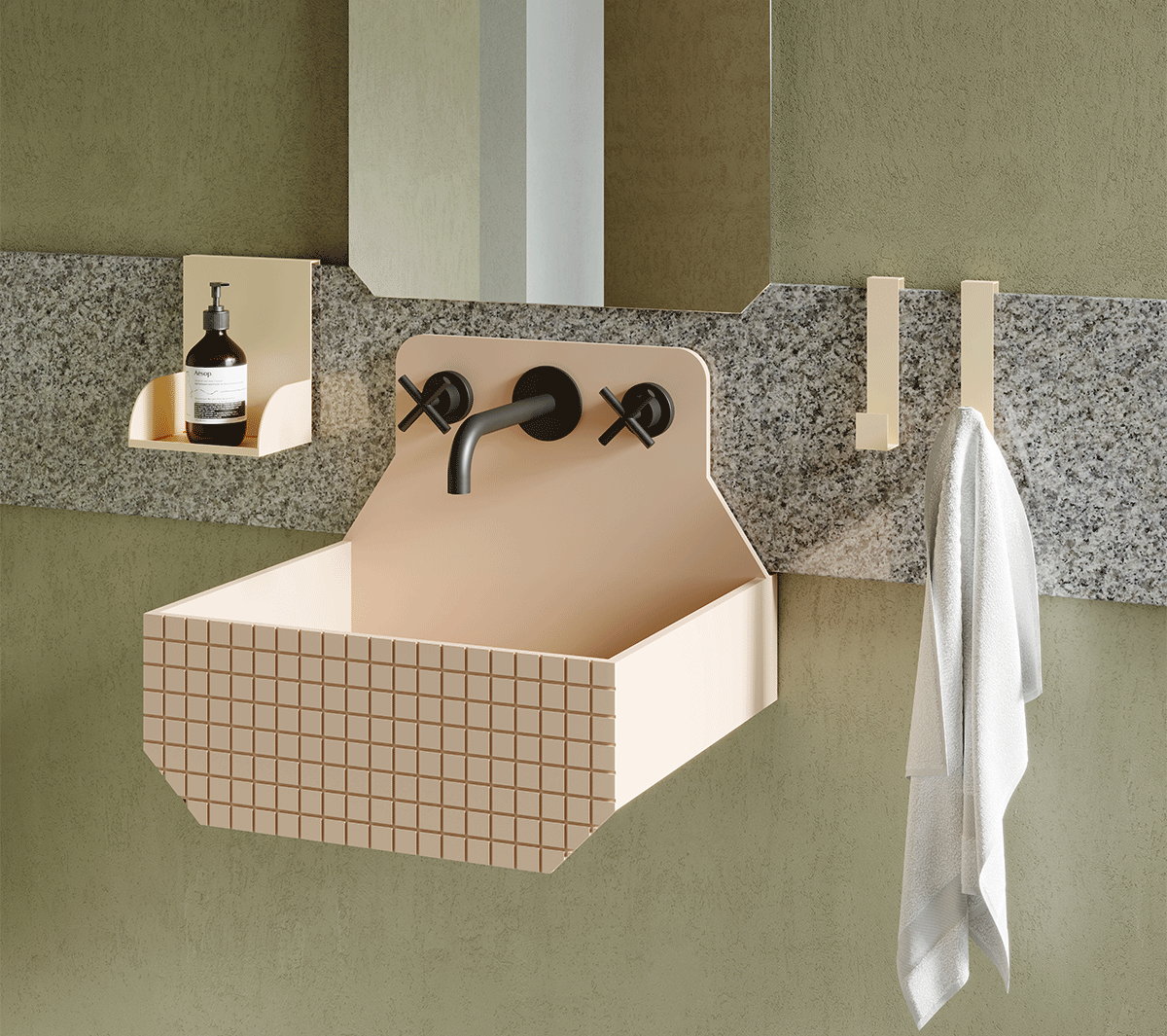 com_EXLAVFRIEZE1HC/2010 Подвесная раковина настенная прямоугольная Ex.T Frieze - Вид №1