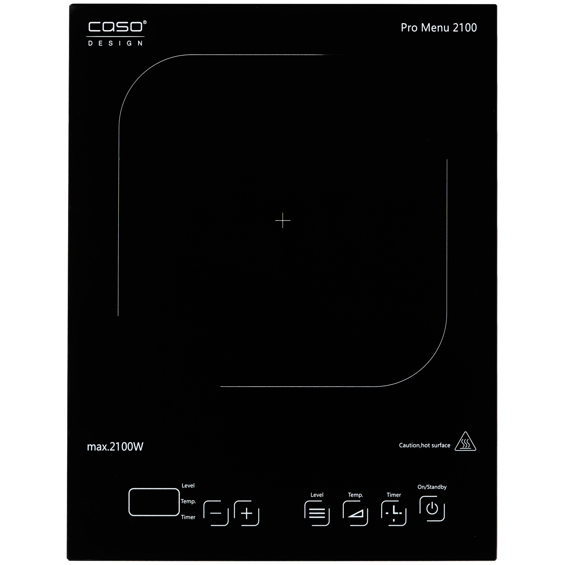 8117089 Плита компактная электрическая CASO Pro Menu 2100 черный STDN-0052438