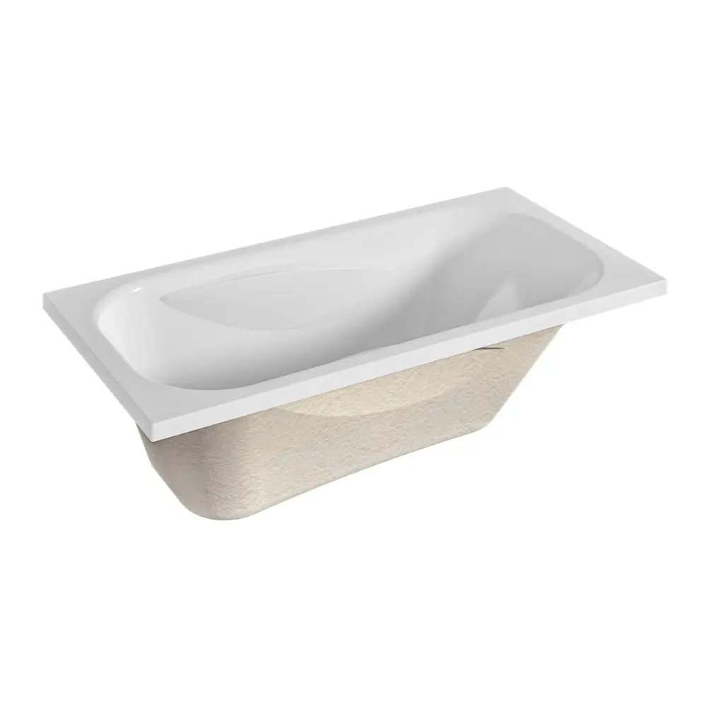 Ванна 100Acryl Luara акриловая 130x70 см ножки в комплекте STLM-2031407 - Вид №2