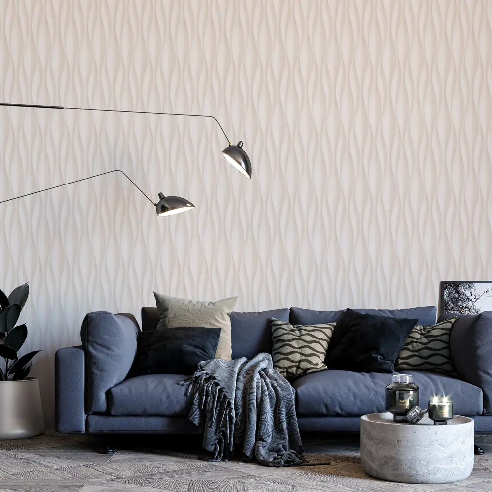 Обои флизелиновые Palitra Home Evolution 3 бежевые 1.06 м 71845-22 STLM-2040580 - Вид №2