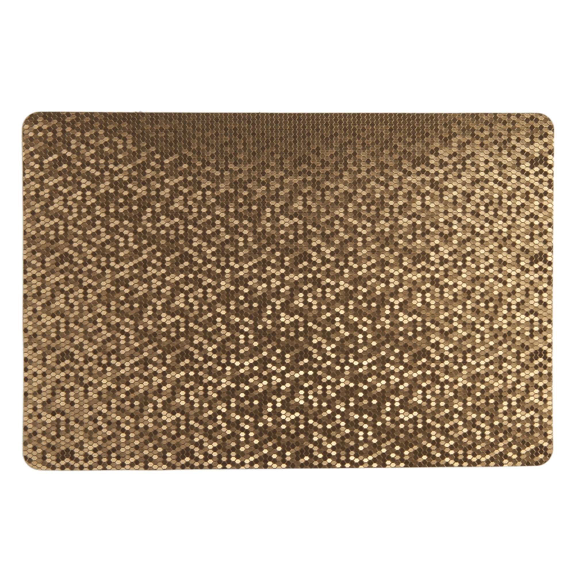 89070892 Салфетка сервировочная Соты 30x45 см золотая Santreyd 