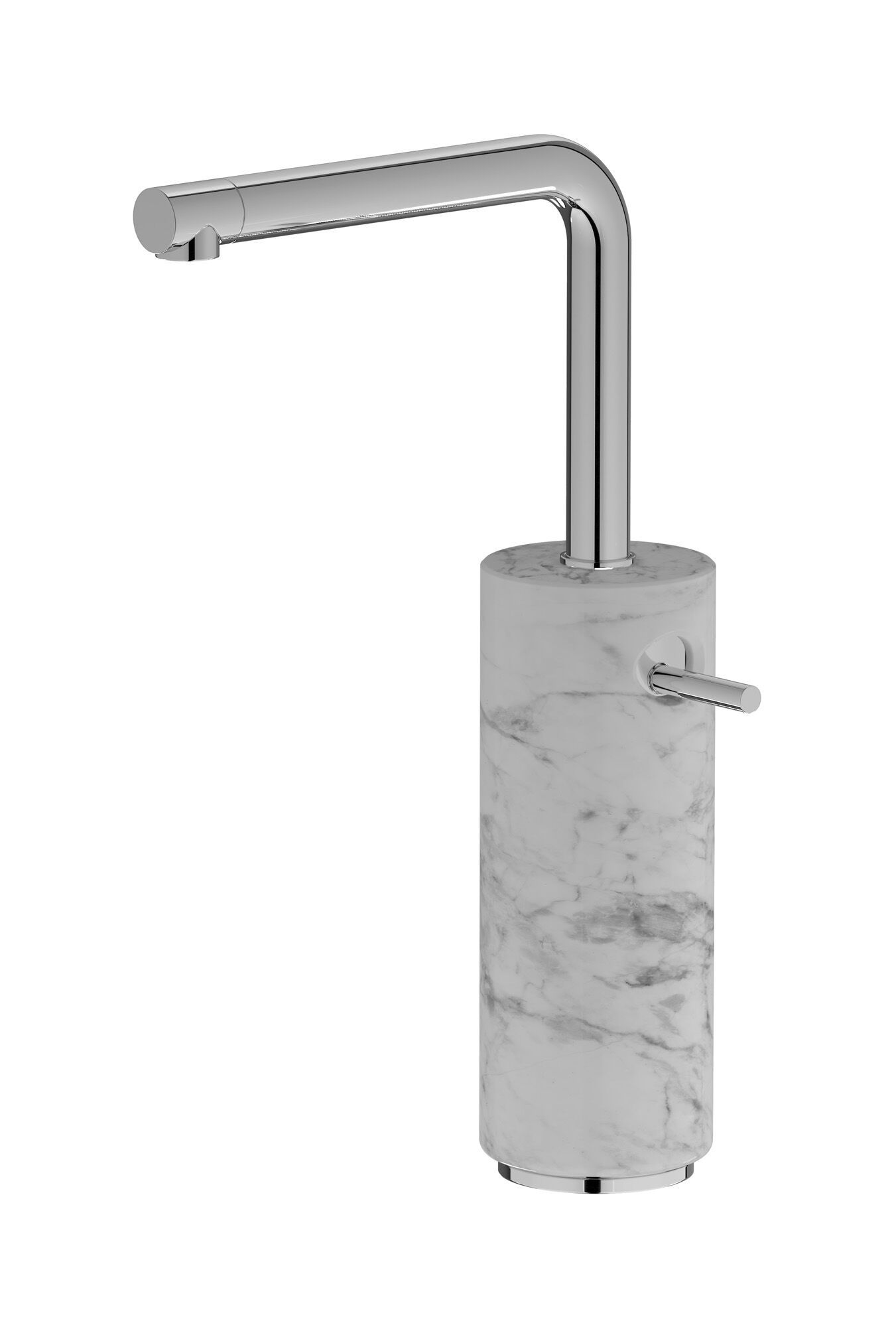 Смеситель для раковины с одной ручкой из мрамора IB мрамор + мрамор Elle ARCH-00038991 - Вид №1