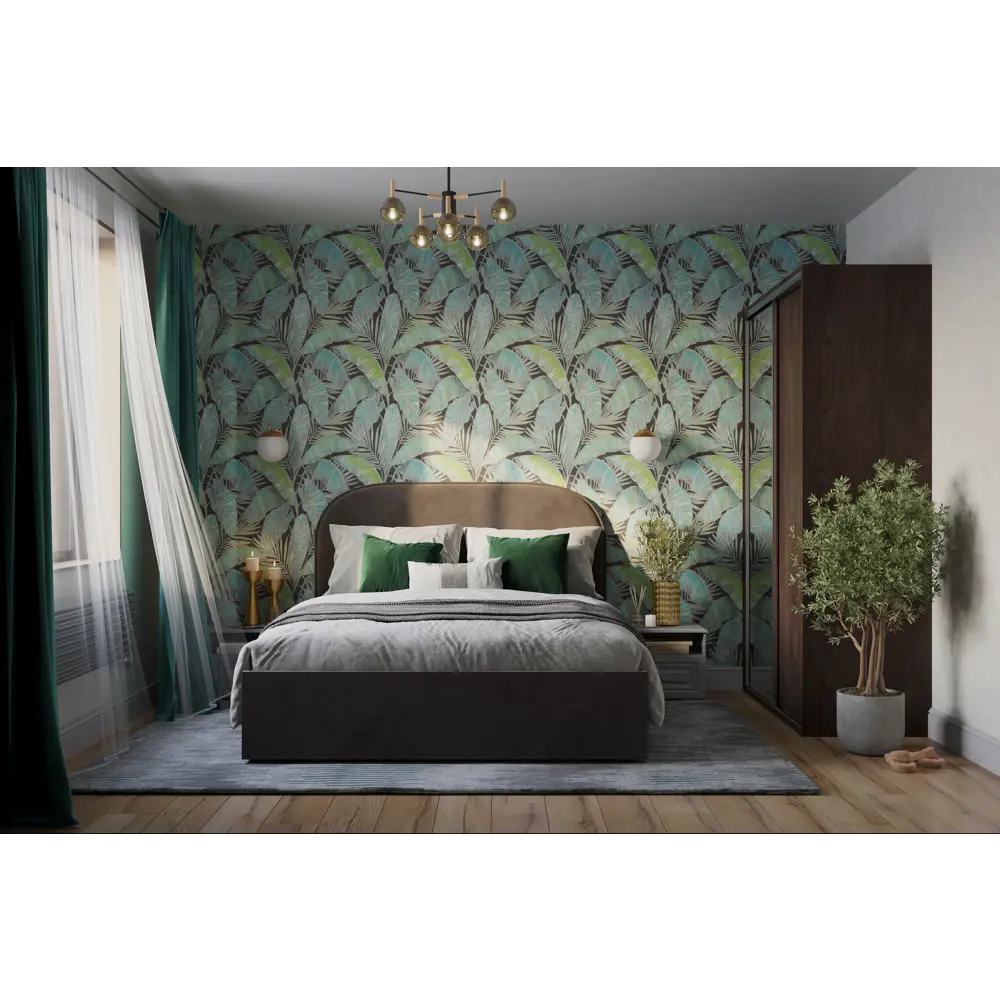 Обои флизелиновые Аспект ру Монтевер зеленые 1.06 м 70389-47АСП Монтеверде STLM-2034336 - Вид №5