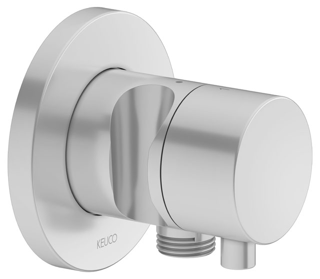 59556071201 Встраиваемый переключатель на 2 потребителя с выводом для шланга и держателем лейки DN 15 KEUCO IXMO - Вид №6