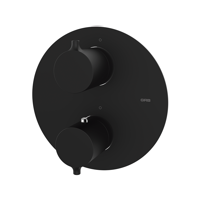 47110472 PREMIUM Черный Встроенный термостатический с запорным Черный GRB MIXERS Time