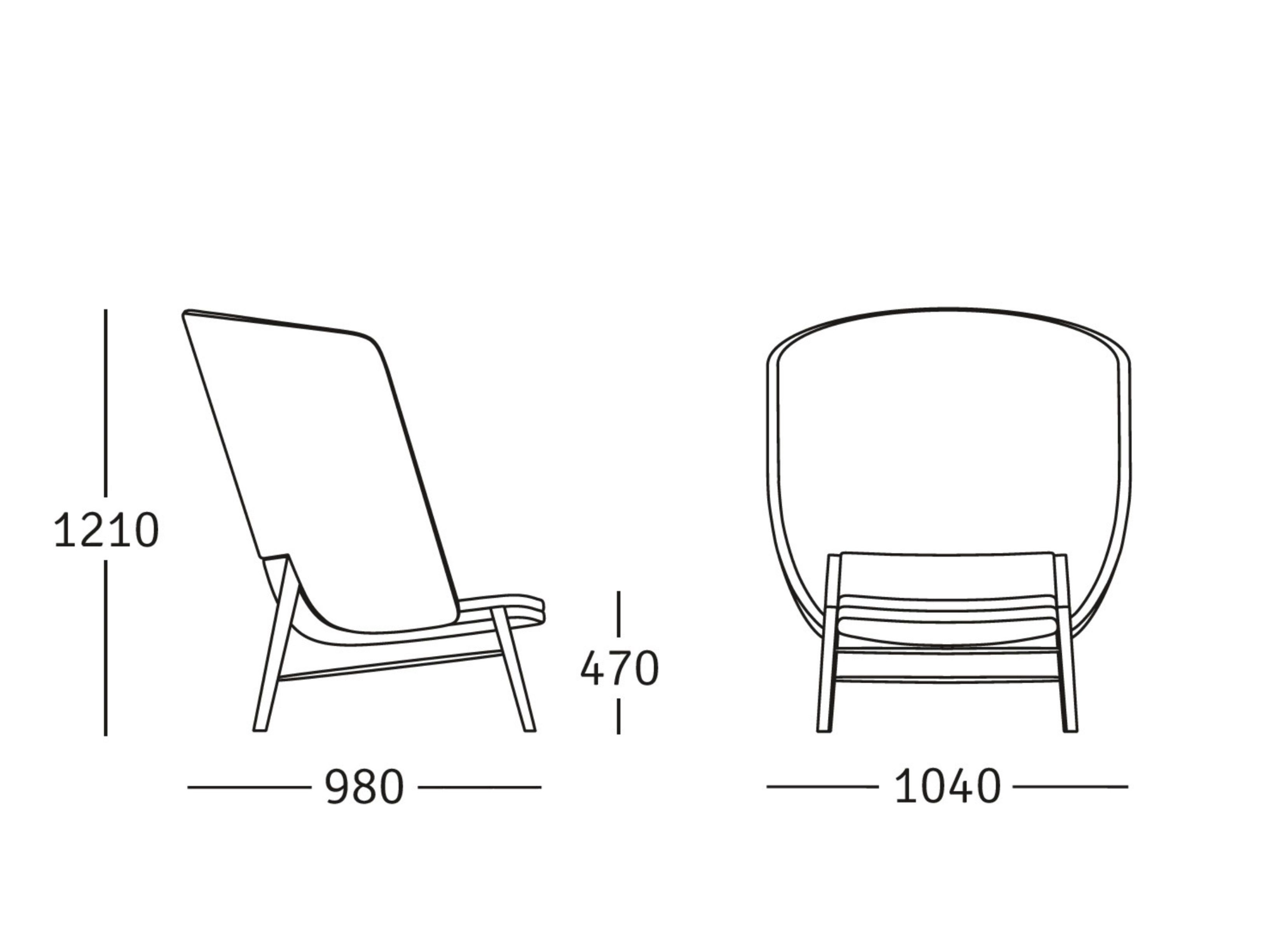 Кресло с высокой спинкой ROSSIN Cleo Wood ARCH-00053244 - Вид №7