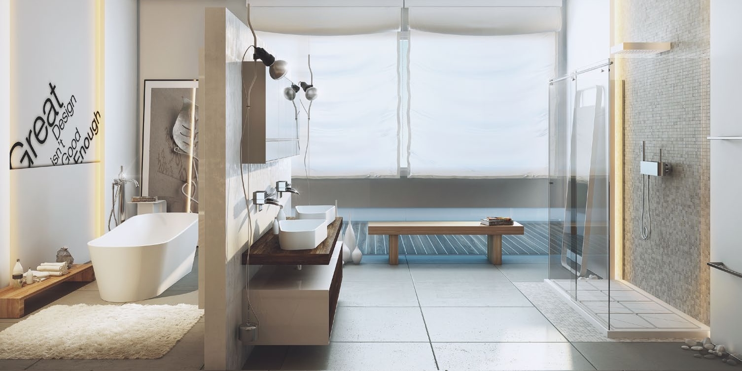 Moma Design Тумба подвесная с ящиками и дверками 1800 Slimline4 350 палисандр SLQ09183PA - Вид №1