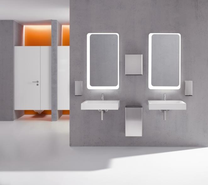 805.05.110 Урна для бумажных отходов с крышкой HEWI Universalprodukte  - Вид №1