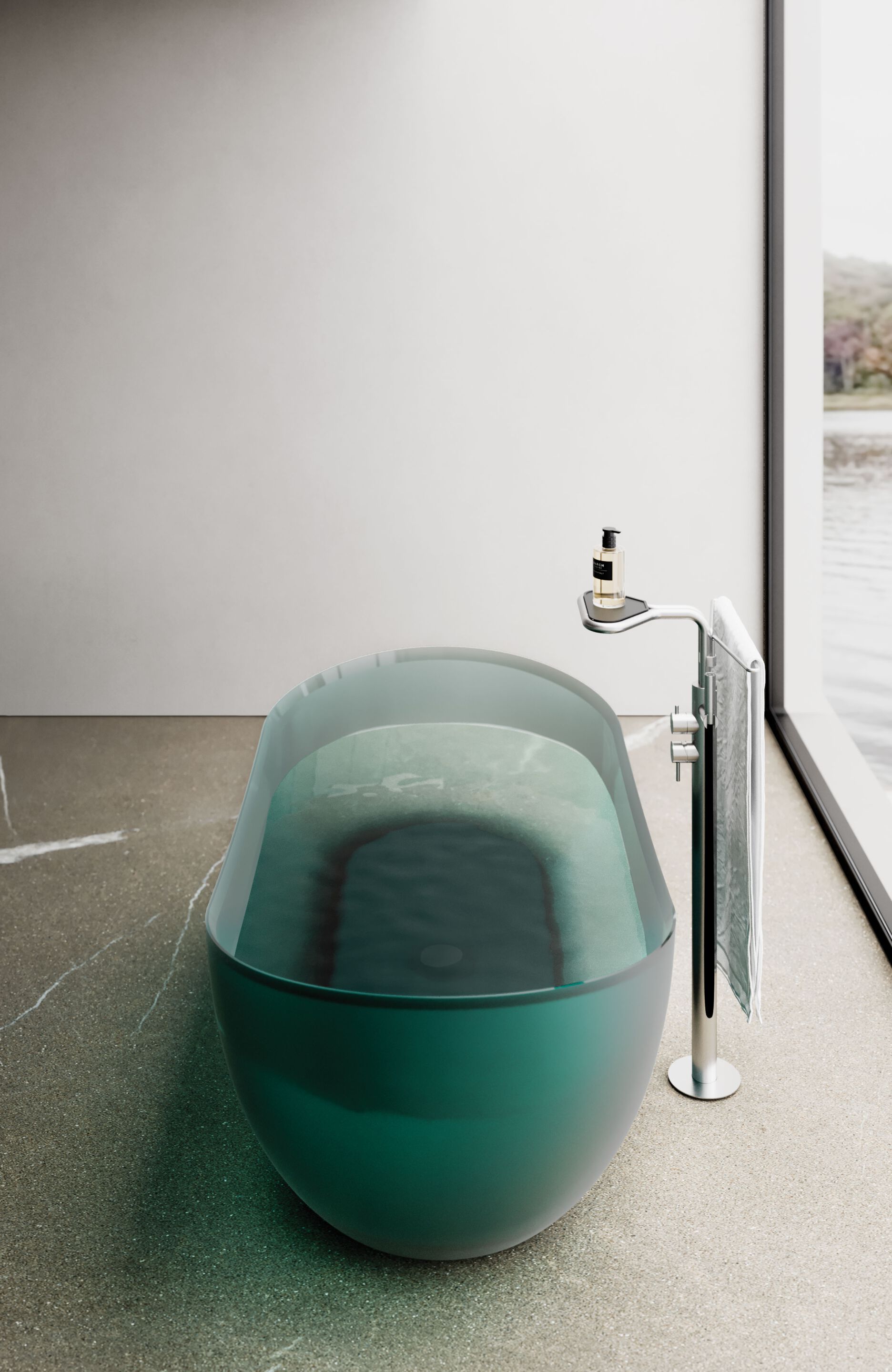Ванна в центре комнаты из Хромалита DISENIA Habe ARCH-00097667 - Вид №6