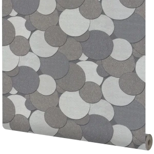 Обои виниловые Wall Decor Авалон серые 1.06 м 75101-46