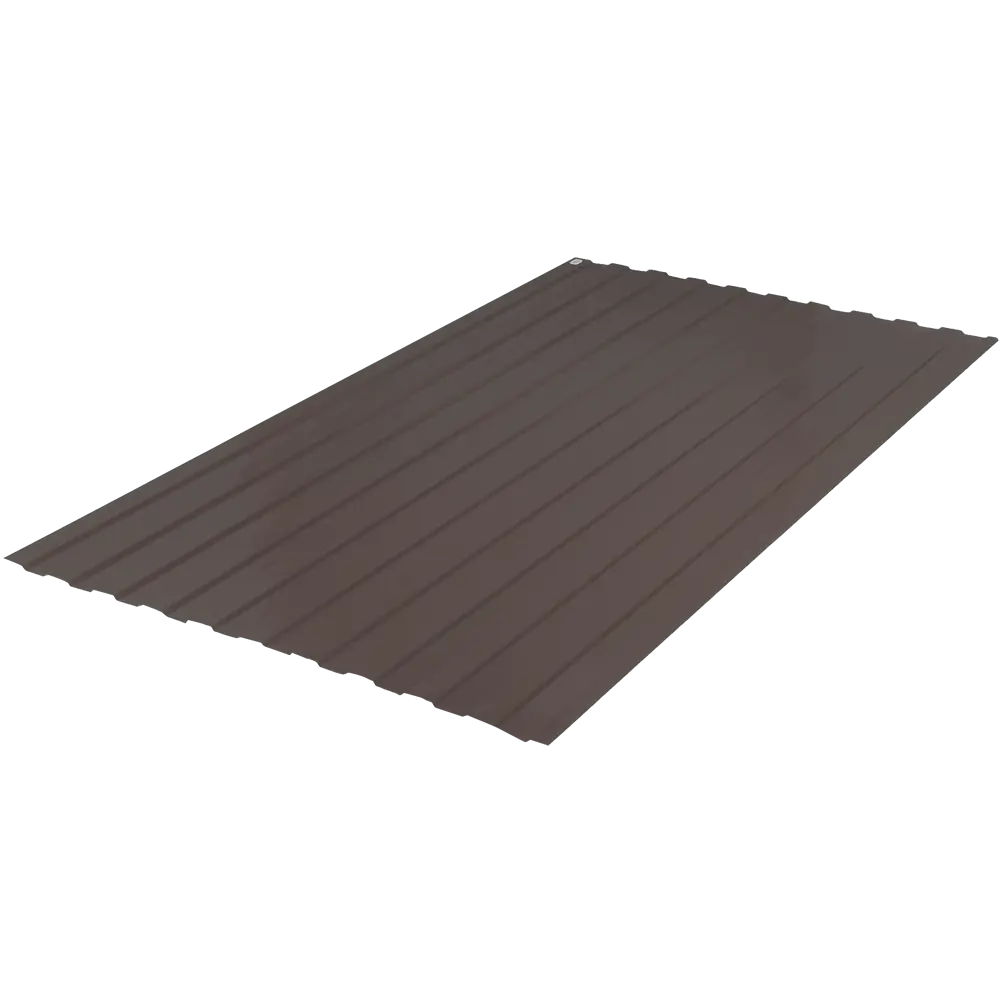 Профнастил С8 0.35 мм 1200x2000 мм RAL 8017 коричневый Santreyd STLM-2009674 - Вид №1