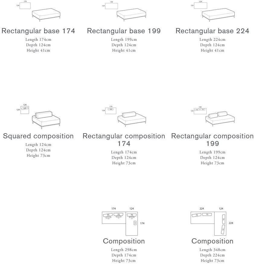 Ditre Italia Модульный диван на контракт Sanders sun-id-1381509 - Вид №9