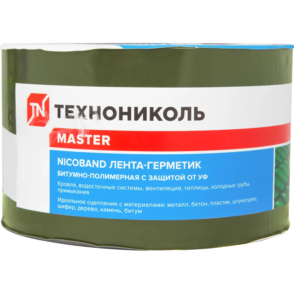 Лента-герметик Никобенд 10x0.1 м цвет зелёный NICOBAND STLM-2098927 - Вид №2