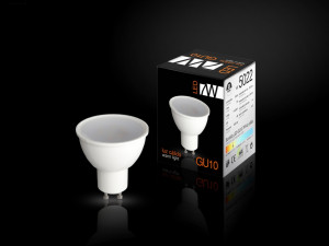 064082 Лампочка LED GU10 3000K 7W Schuller