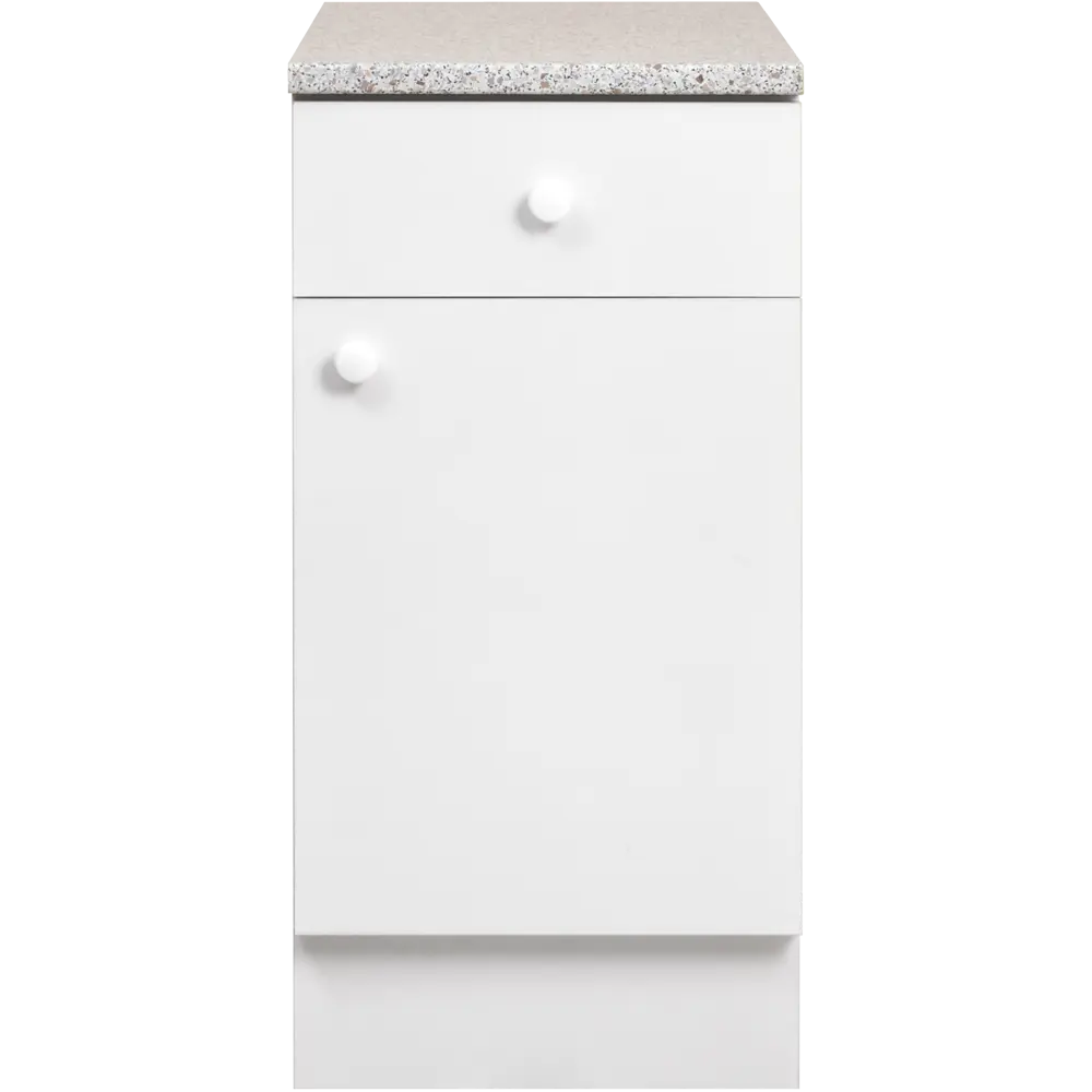 Шкаф напольный "Бэлла" 40x84x60 см, ЛДСП, цвет белый Santreyd STLM-2020473 - Вид №3