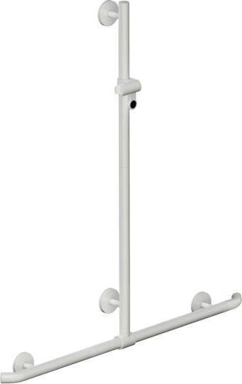 950.35.4S90 Поручень для душа со скользящим держателем для душа, нестандартная длина HEWI Greifen 