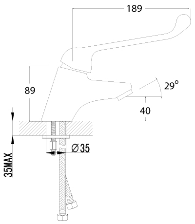 LM4606C Смеситель Project для раковины LEMARK PROJECT - Вид №1