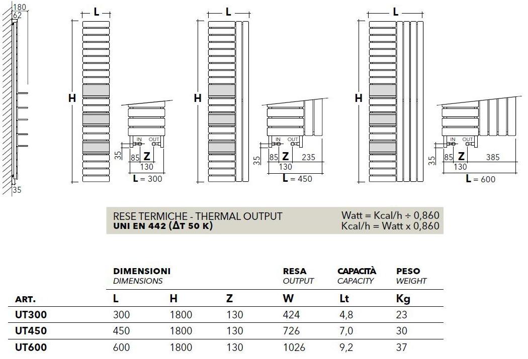 SCIROCCO H Настенный стальной радиатор с горячей водой Design sun-id-1483312 - Вид №3