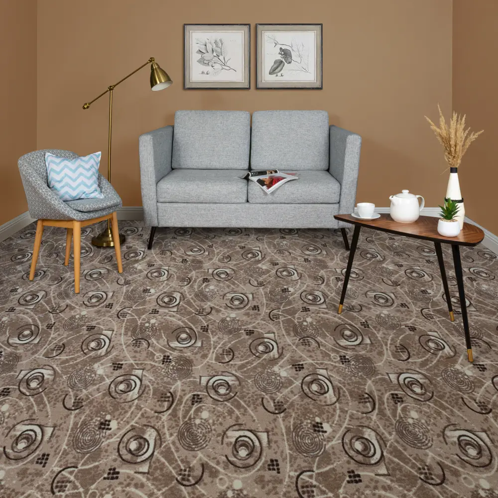 Ковровое покрытие тафтинговый «Сена 18» 4 м цвет разноцветный Santreyd STLM-2125499