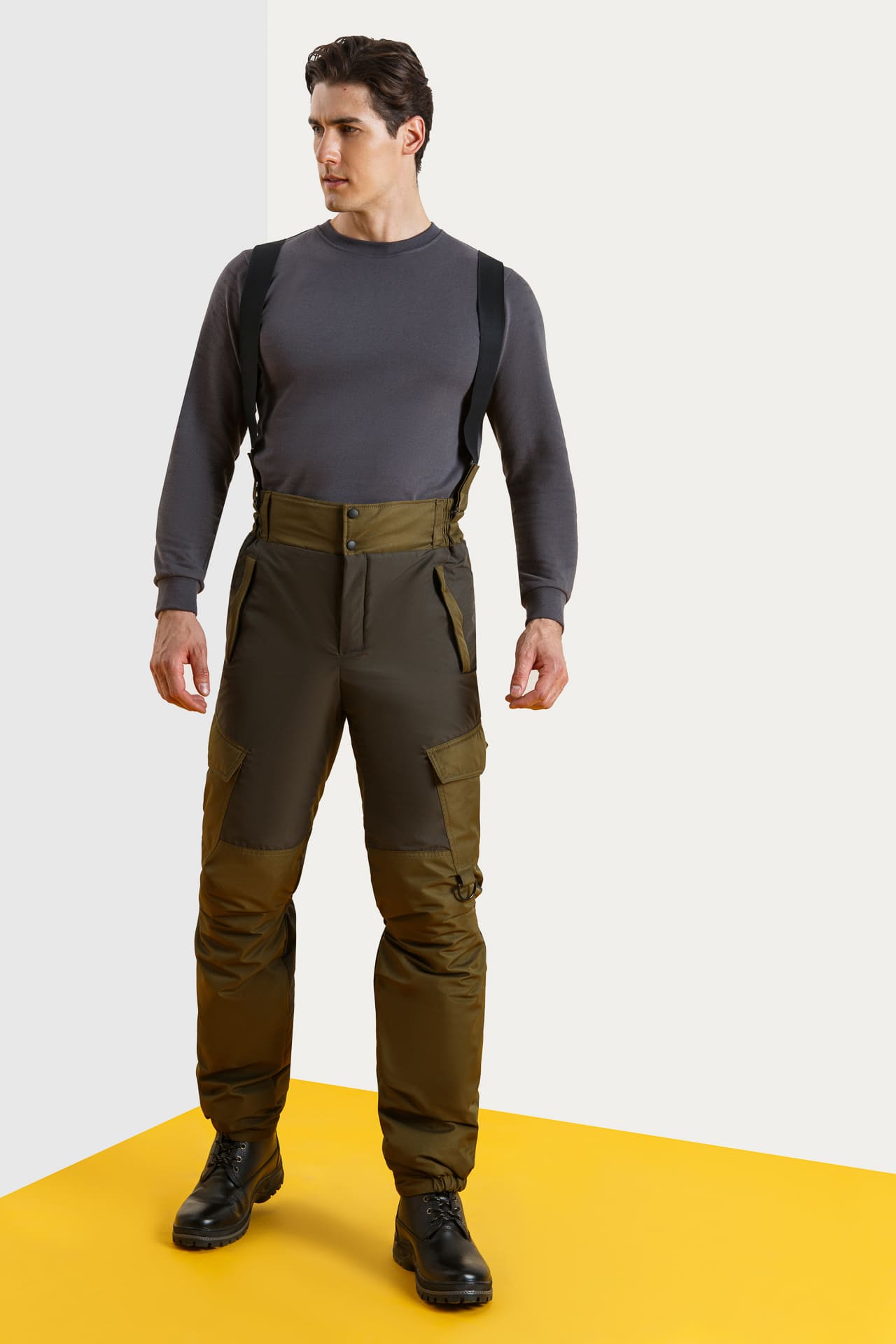 63939 Костюм  зимний хаки West Fishing  Зимняя спецодежда Santreyd  - Вид №10