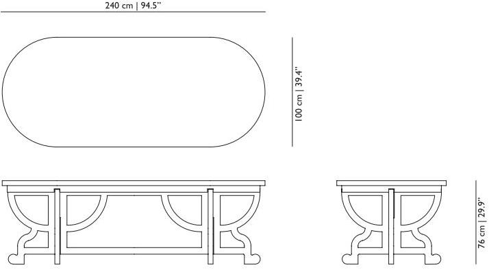 moooi Овальный стол для гостиной Paper sun-id-1361010 - Вид №4