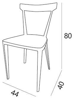 ELITE TO BE Стул монолит из литого алюминия sun-id-1434497 - Вид №3
