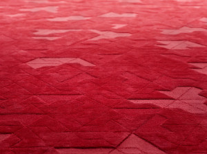 Ковер ручной работы из ткани