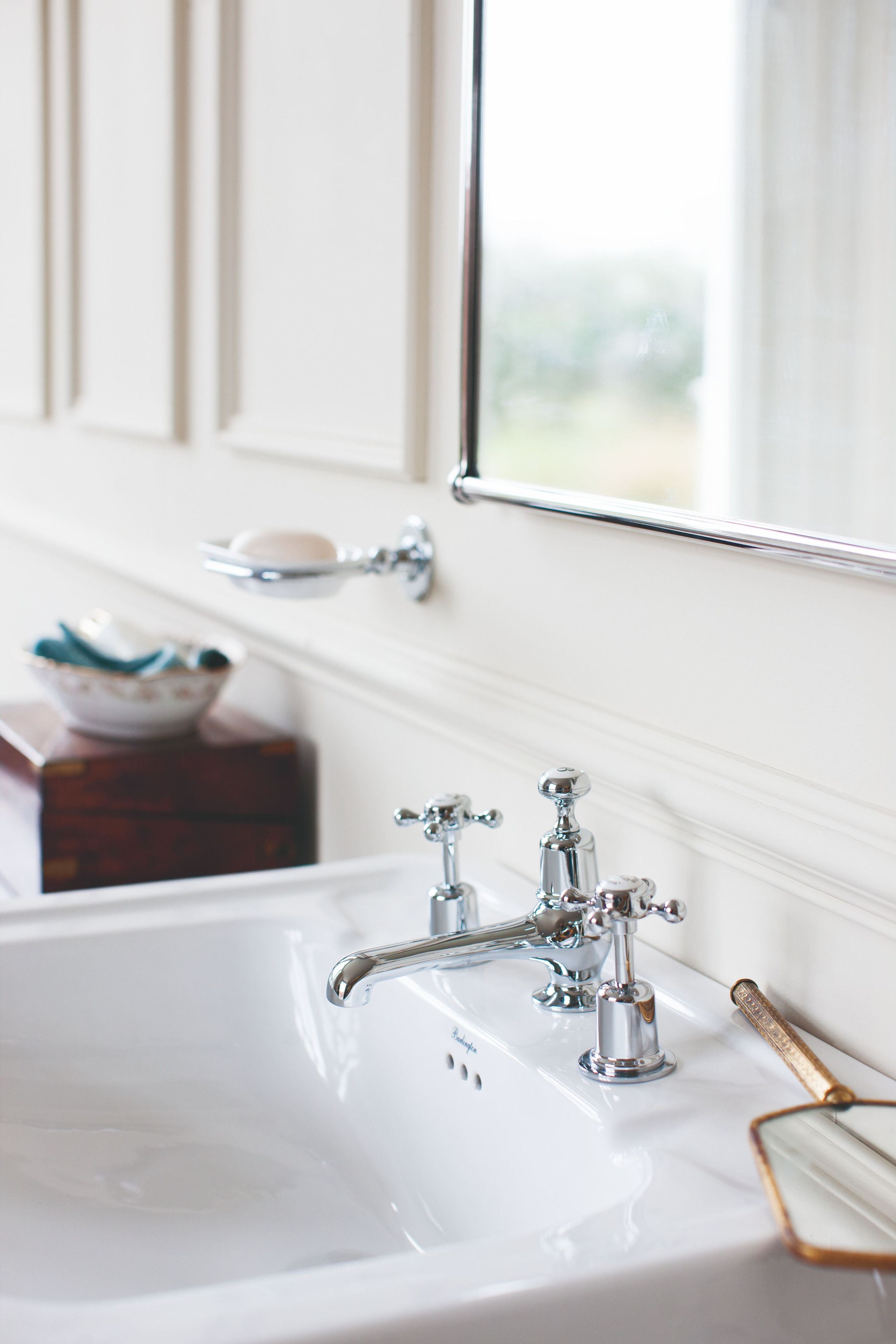 Смеситель для раковины с 3 отверстиями Burlington CLAREMONT ARCH-00119809 - Вид №6