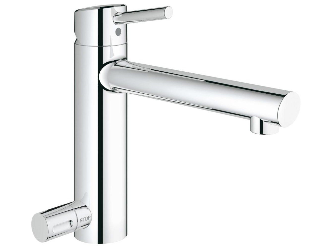 Смеситель для кухни с одним отверстием и поворотным изливом Grohe концепция ARCH-00128525 - Вид №1