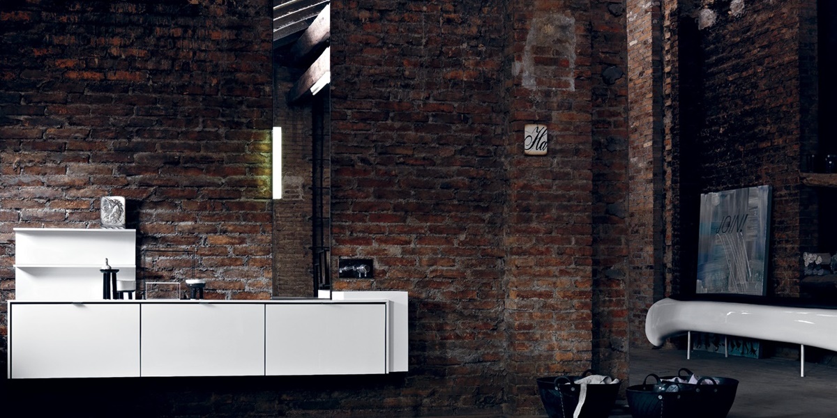 Комбинация ванной комнаты PV02 в отделке Prop 49 Milltek/ L41 Bianco MILLDUE PIVOT PIVOT02 - Вид №3