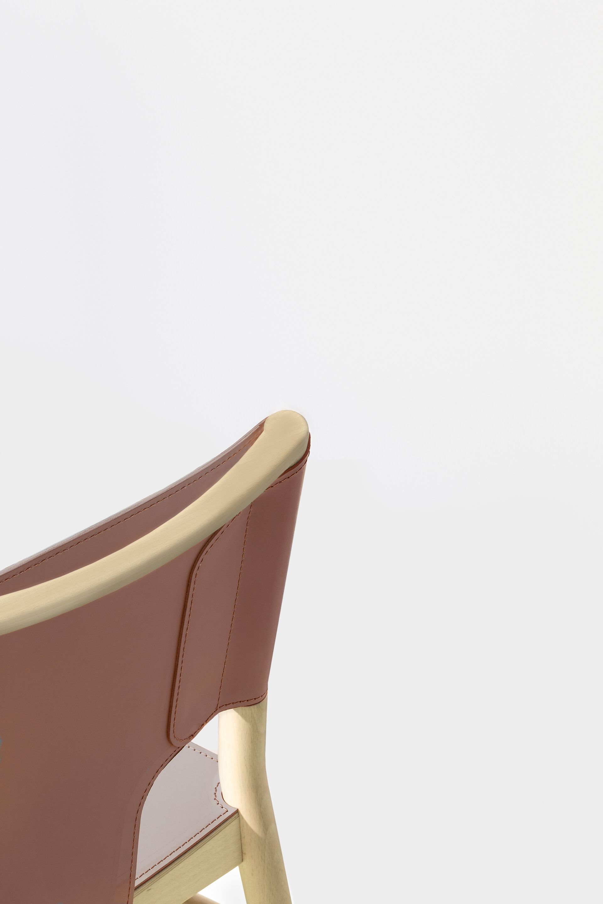 Кресло из бука с обитым сиденьем/спинкой Billiani Marimba ARCH-00067290 - Вид №6