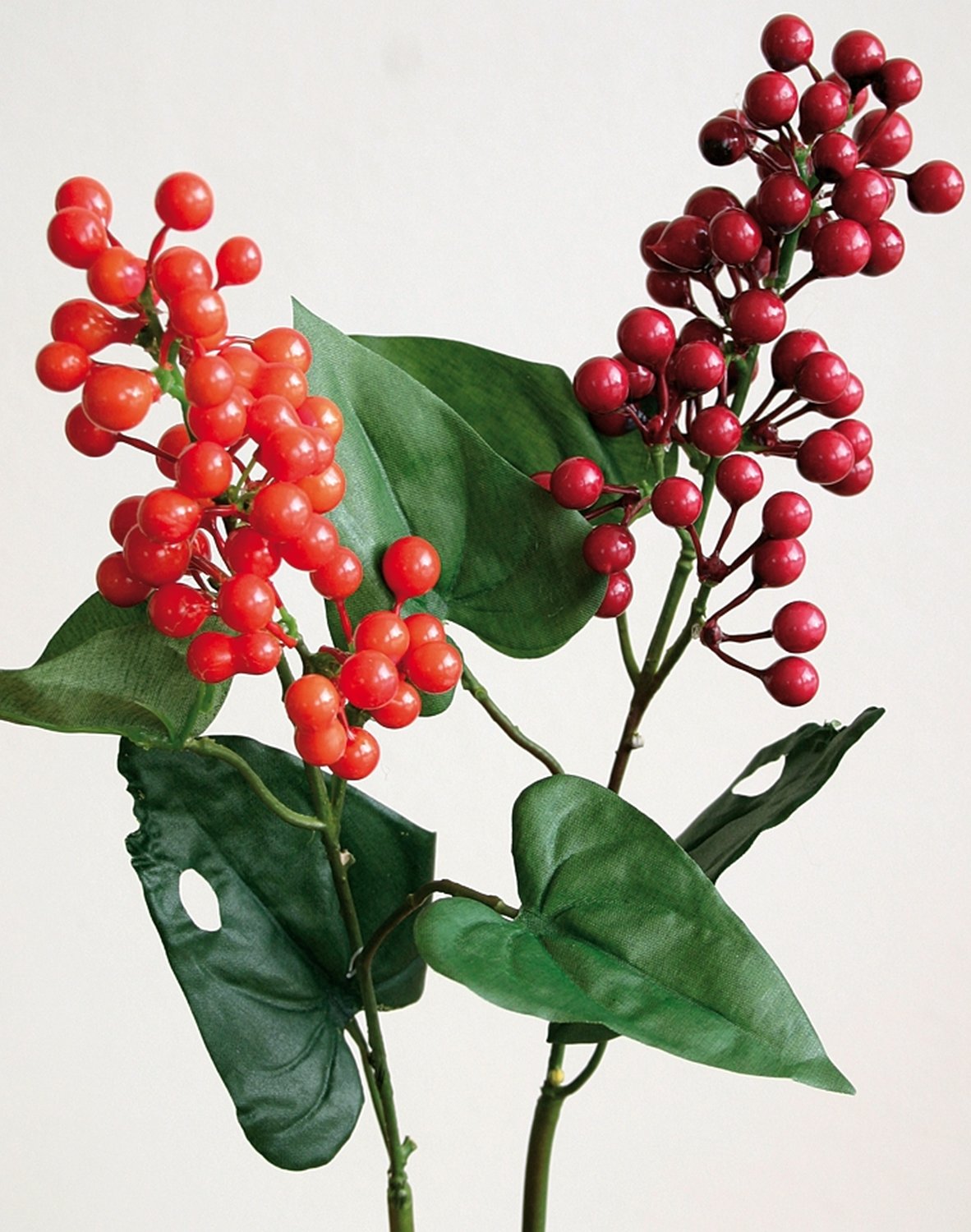 1952 334 a2 Стебель искусственной ягоды, 48 см, оранжевый H-andreas 