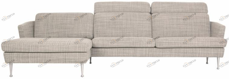 Sits 4-х местный модульный тканевый диван с шезлонгом Timjan sun-id-1498795