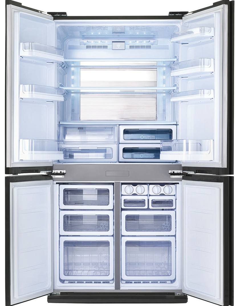 8196789 Холодильник многодверный   Sharp SJGX98PBK черный STDN-0001977 - Вид №1