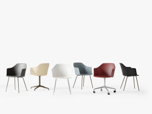 Офисное кресло из полипропилена с 4 спицами